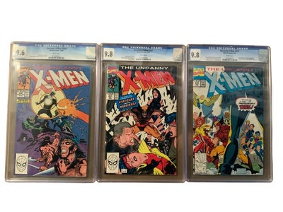 Uncanny X-Men (1963 Series) # 249, 261 & 273 - 3 Graded comic - Første udgave...