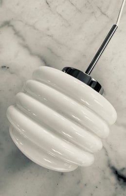Spansk vintage hvid loft lampe