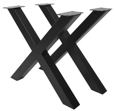 X-bordben til f.eks Plankebord - Pulverlakeret