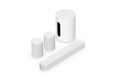 SONOS Beam Gen2 med Sub Mini og Era 100 | Hvid