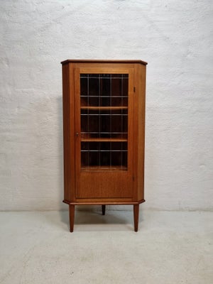Teak hjørneskab 