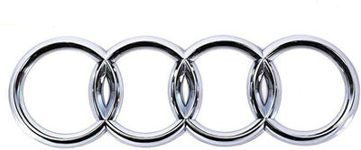 Audi logo front i chrome