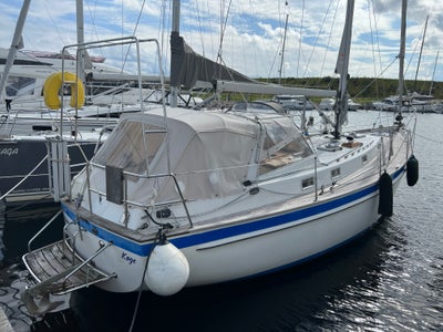 Malö 116 fra 1982 med rullemast og ny motor.