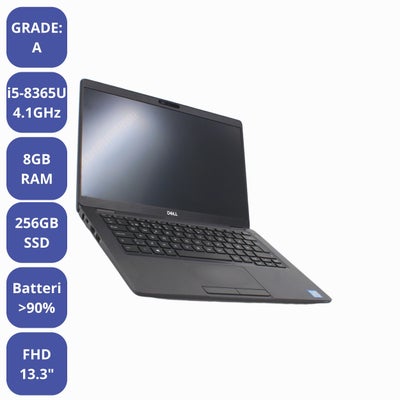 Dell Latitude 5300 Grade A | I5-8365U | 8GB RAM | 256GB SSD | 13" | 90% Batteri