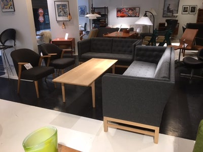 Erik Jørgensens sofa set i ny polstret Camira uld