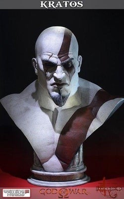 Gaming Heads - Buste, Kratos - God of War - Life-size - 72 cm - Harpiks - 2015