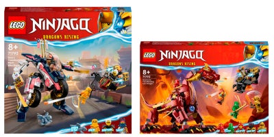 1718 - LEGO Ninjago Soras forvandlings-mech-motorcykel nr. 71792 + 71793 (2)