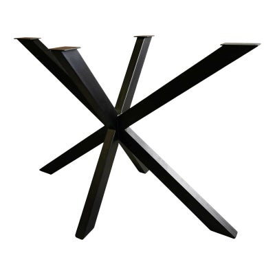 Bordstel – Stjernestel – Sort – 60 x 105 cm
