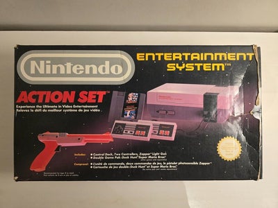 Nintendo RARE FAH/FRA Nintendo ACTION SET 1985 Nes Boxed with UPPER inlay, , ...