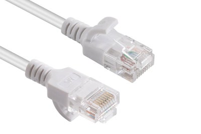 MicroConnect CAT 6a U/UTP slim netværkskabel | Hvid | 10 meter