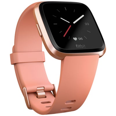 Fitbit Versa smartwatch (peach/rose gold aluminium)
