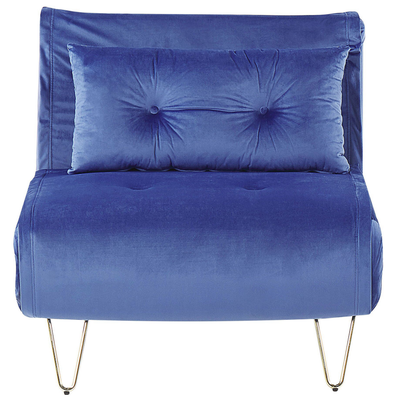 Sovesofa VESTFOLD Navy Blå Velour