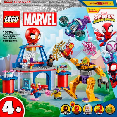 Lego Marvel Team Spideys Netspinder-hovedkvarter - Lego Super Heroes Hos Coop