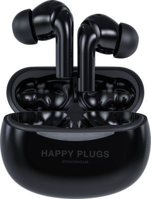 Happy Plugs Joy Pro helt trådløse in-ear høretelefoner (sort)