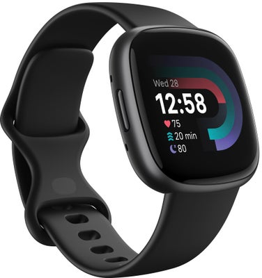 Fitbit Versa 4 smartwatch (Black/Graphite)