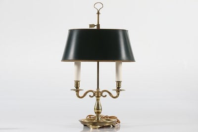 Gl. fransk bouillotte lampe