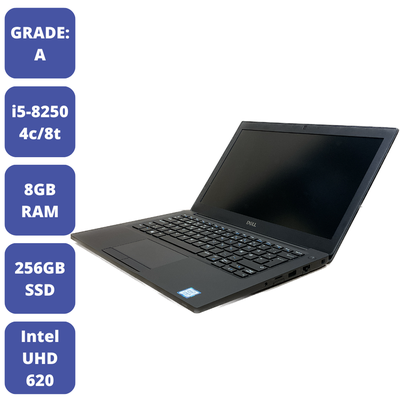 Dell Latitude 7290 Grade: A | I5-8250U | 8GB RAM | 256GB SSD | 12" | >90% Kapac