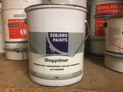 Maling Esbjerg  paints Shopprimer 5L rød