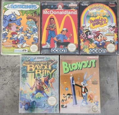 Nintendo - Pack of 5 Complete games Nintendo NES Pal B FRA - Videospil (5)