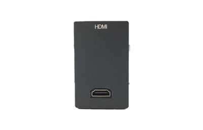 HDMI 2.0 vægdåse, FUGA 1½ modul, antracitgrå