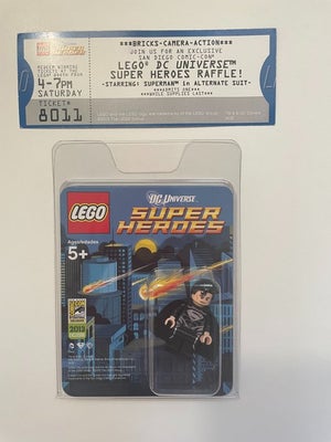 Lego - Minifigurer - Superman in Black Costume - San Diego Comic-Con 2013 Exc...