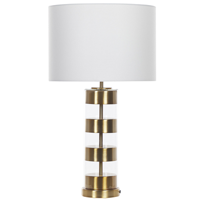 Bordlampe 63 cm Guld/hvid BEATTON