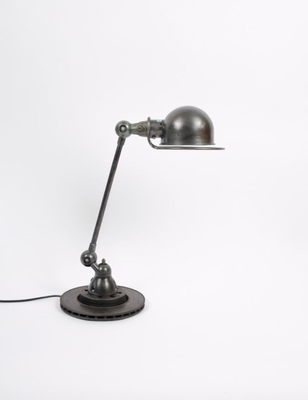  Vintage Jieldé bordlampe med 1 stk. 45 cm. arm i dark steel finish