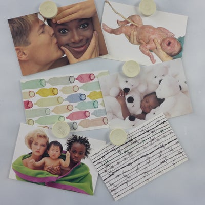 United Colors of Benetton: Trapholt postkort x 18 og katalog 1997