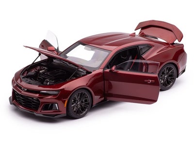 Autoart 1:18 - Modelsportsvogn - Chevrolet Camaro ZL1 - Garmet Rød Tintcoat