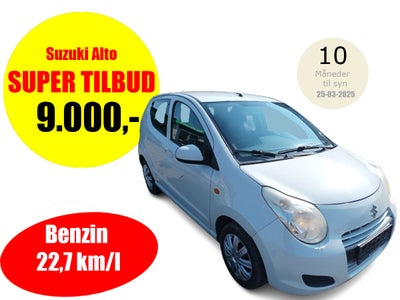175.000 km - tilbud 9.000kr - Suzuki Alto 1,0 Comfort, 5D