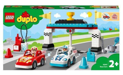 1604 - Lego Duplo Race Cars / Racerbiler, nr. 10947