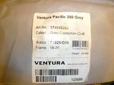 Ventura Pacific 250 Grey, næsten ubrugt