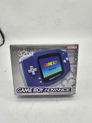 Original Gameboy Advance Purple Edition - Complete with insert, manuals Seale...