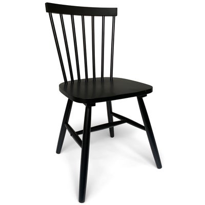 Holly spisebordsstol - træstol i sort. Fejl på sæde (OU5084)