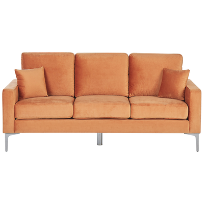 Sofa 3 pers Velour Orange GAVLE