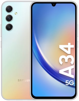 Samsung Galaxy A34 5G smartphone 8/256GB (sølv)