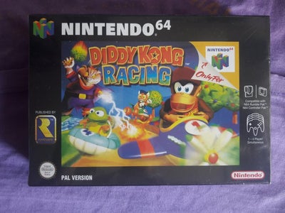 Nintendo - N64 - Diddy Kong Racing - Sealed - Videospil (1) - I original fors...