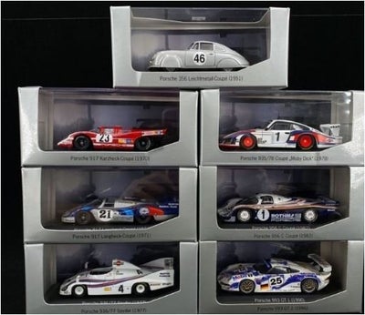 Minichamps 1:43 - Modelbil - Porsche Le Mans History Set