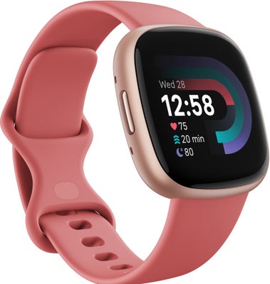 Fitbit Versa 4 smartwatch (Pink Sand / Copper Rose)