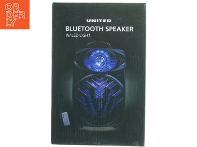 United Bluetooth Højttaler med LED lys fra United (str. 36,8 x 24 x, 19,5 cm)