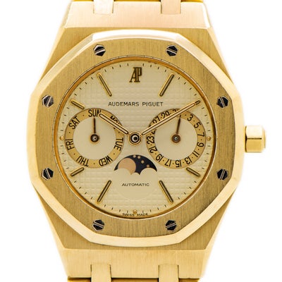 AUDEMARS PIGUET ROYAL OAK DAY-DATE MOONPHASE YELLOW GOLD