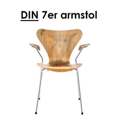 AJ 3207 - fuldbetrækning af din Arne Jacobsen 7er armstol med læder eller stof